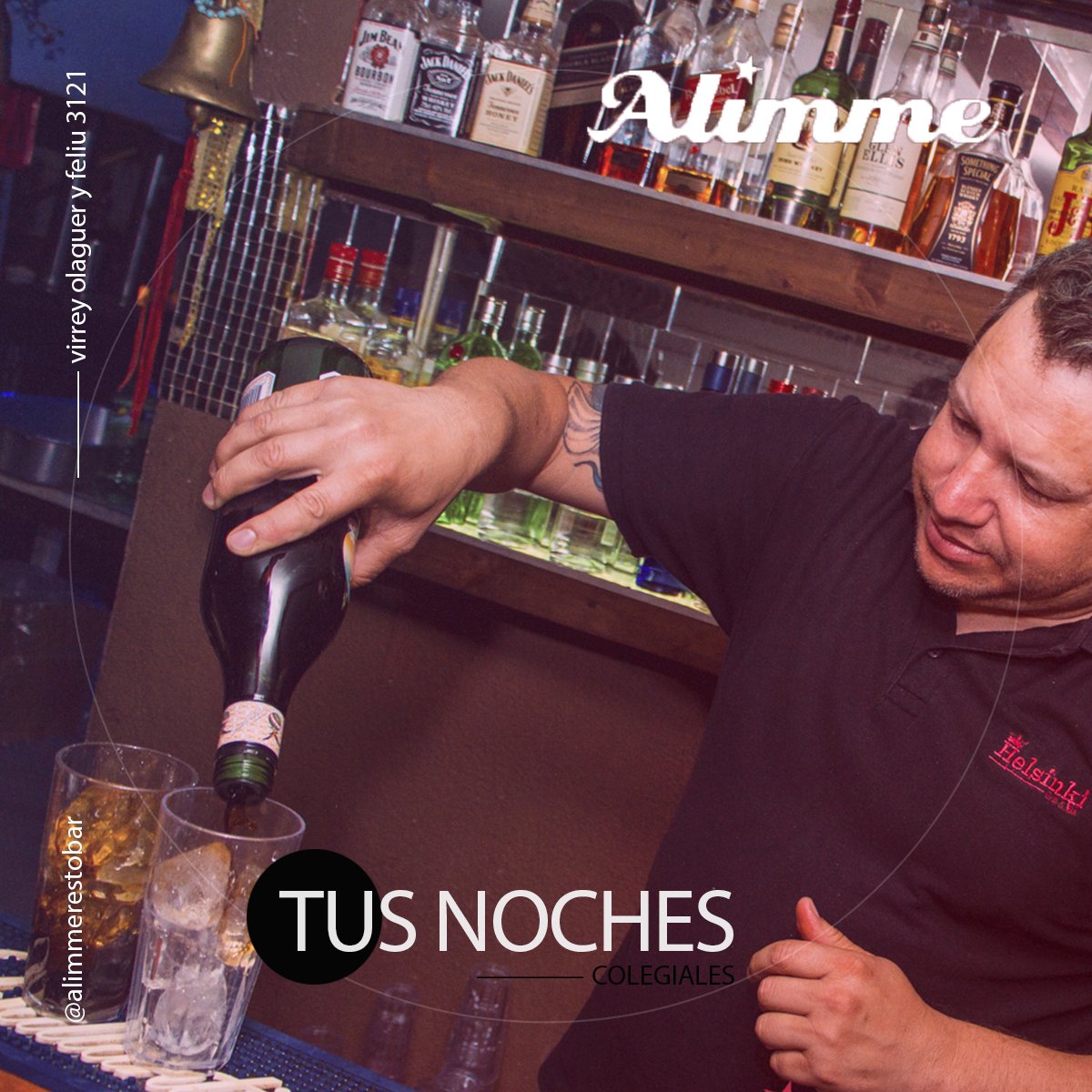 AlimmeRestoBar's tweet photo. Hoy #sabado te esperamos en #alimme 😎😃 https://t.co/WJZtoOO04b