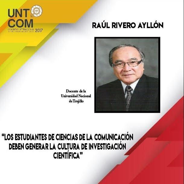 untcomtrujillo's tweet photo. #RaúlRivero docente de la @unitruoficial y uno de los relacionistas públicos más reconocidos de Trujillo estará presente en el #UntCom2017, no te lo puedes perder 📖😊 https://t.co/ZvfQrYWxOS