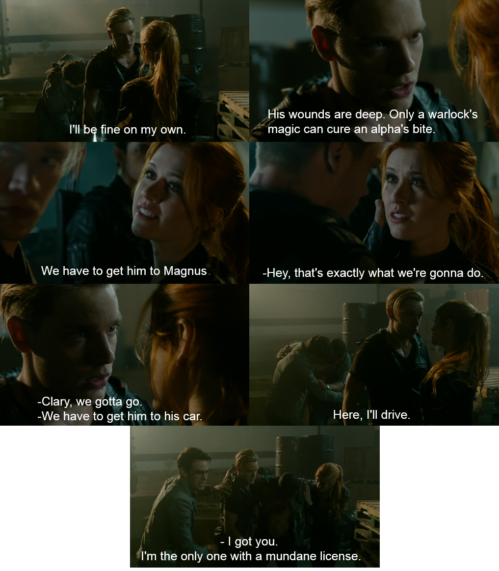 Awesome Tvshowquotes On Twitter Jace Only A Warlock S Magic