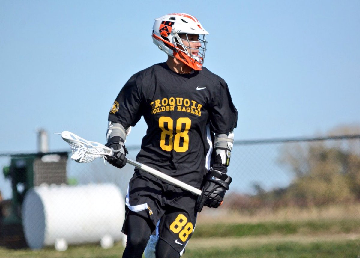 The Iroquois Golden Eagles, whose logo was designed by <a href="/lyle4thompson/">LYLE THOMPSON</a>, at the #FLGin3d Fall Shootout. #attackeverything (📷: <a href="/cvock/">Casey Vock</a>)