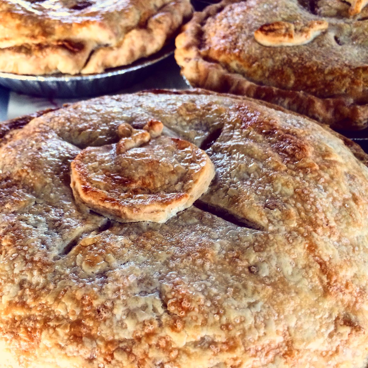 The fabulous results of our Holiday Pie Workshop!#yum