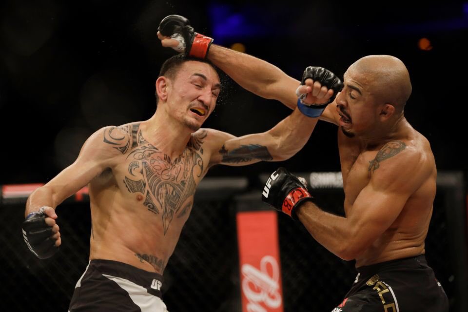 Max Holloway vs. Jose Aldo featherweight title rematch will headline UFC 21...