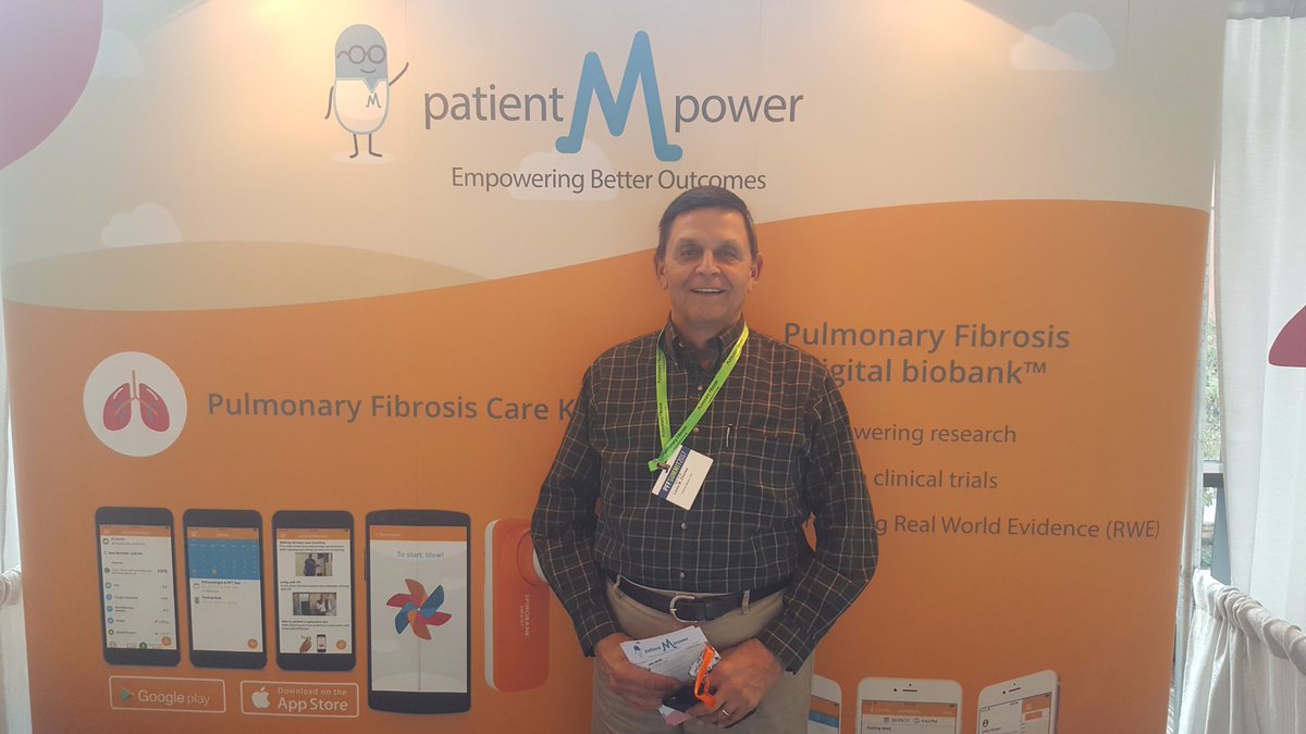 patientMpower's tweet photo. The #PFFSummit might be nearly over but we're nearly up to 100 #PFWarriors setup at the event. Louis is the latest to be empowered with the patientMpower #PulmonaryFibrosis care kit at the #PFFSummit2017 https://t.co/d46HrSowvD
