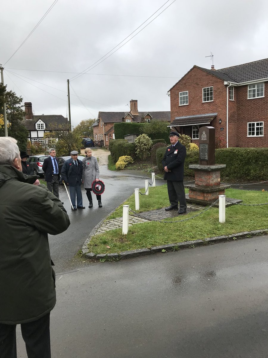 pnhubble's tweet photo. Very proud to join our veterans and members at the DAHG Act of Remembrance on Defford Village Green today - Lest we Forget. #dahg https://t.co/HvEeLri5fB