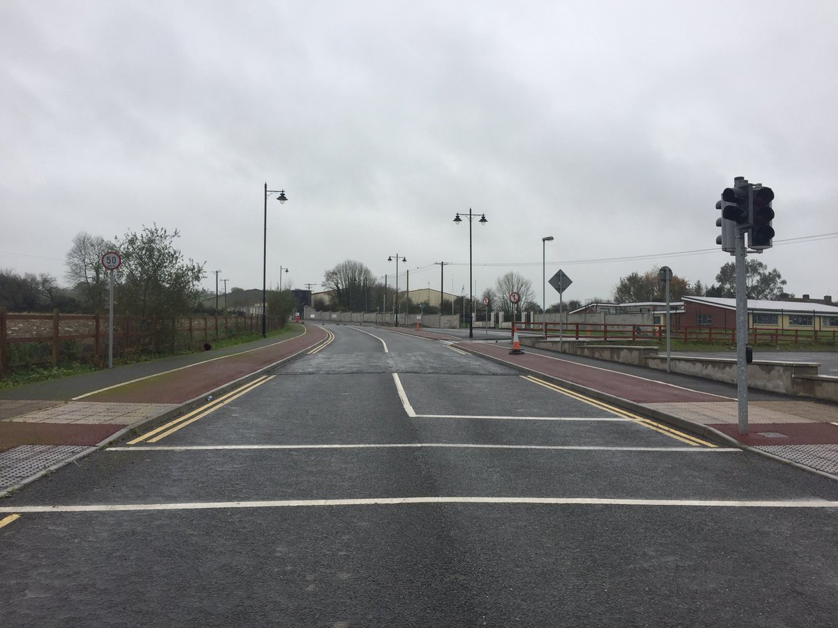REASpratt's tweet photo. Tallow Link Road near completion. Well done to the past Chairman of @WaterfordCounci James Tobin and the other elected members of the Council. Also a big ๐ to locals Sean Tobin of #GoalpostIreland and Joe Flaherty in delivering this important investment for Tallow. @TallowGAA https://t.co/Z9Qbtzbyl1