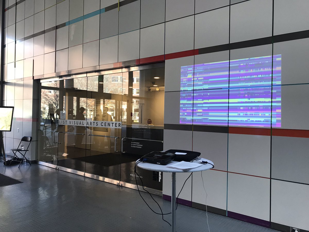 SarahWNewman's tweet image. &quot;AI Senses&quot; by @kimay @mitlistarts What does the world look like to our devices? #AI @metalabharvard #Hackingarts2017