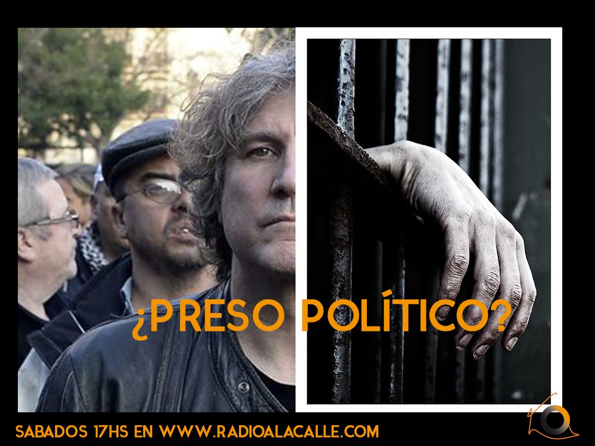 programazero's tweet image. Vivo en radioalacalle.com Estamos hablando de los presos del ex gobierno. Escuchanos