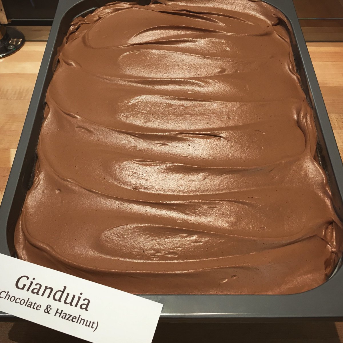 BassottoPDX's tweet photo. Gianduia! (Chocolate &amp; Hazelnut) #concordiauniversity #woodlawn #kenton #stjohns #gelato #icecream #pdx #pdxnow #portland #happenninginpdx https://t.co/mzgN5P56yU