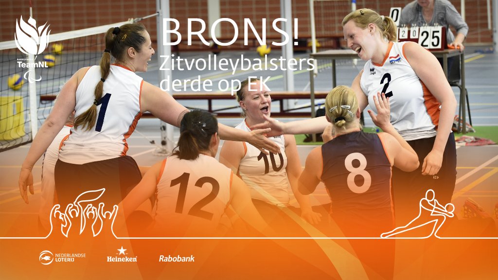 Zitvolleybalsters veroveren brons op EK 🏐🥉Gefeliciteerd! #NLwint 👏 bit.ly/2mecc4F
