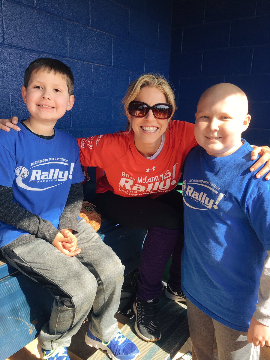 KrisKling's tweet photo. It was an awesome afternoon with some awesome Rally Kids. Help us find a cure by supporting the @RallyFoundation. #RallyOn #DeltaDoublePlay https://t.co/3wuXmBiVzI