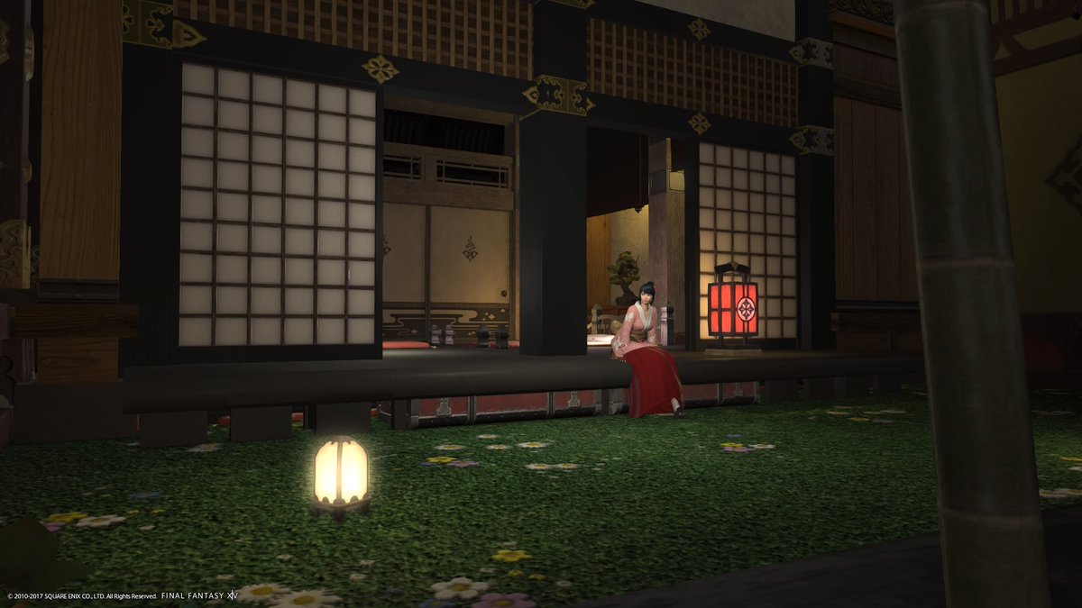 かつマろ 爺鯖 フレのお家をハウジング代行させてもらいました 縁側と庭がほしかったので渡り廊下で庭を移動しながら部屋に入るようなイメージで 代行でやり過ぎるとあれなので設置数余裕持たせて完成しましたw Ff14ハウジング Ff14武士道ぶれいど