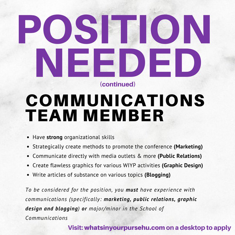 What's In Your Purse tweet media