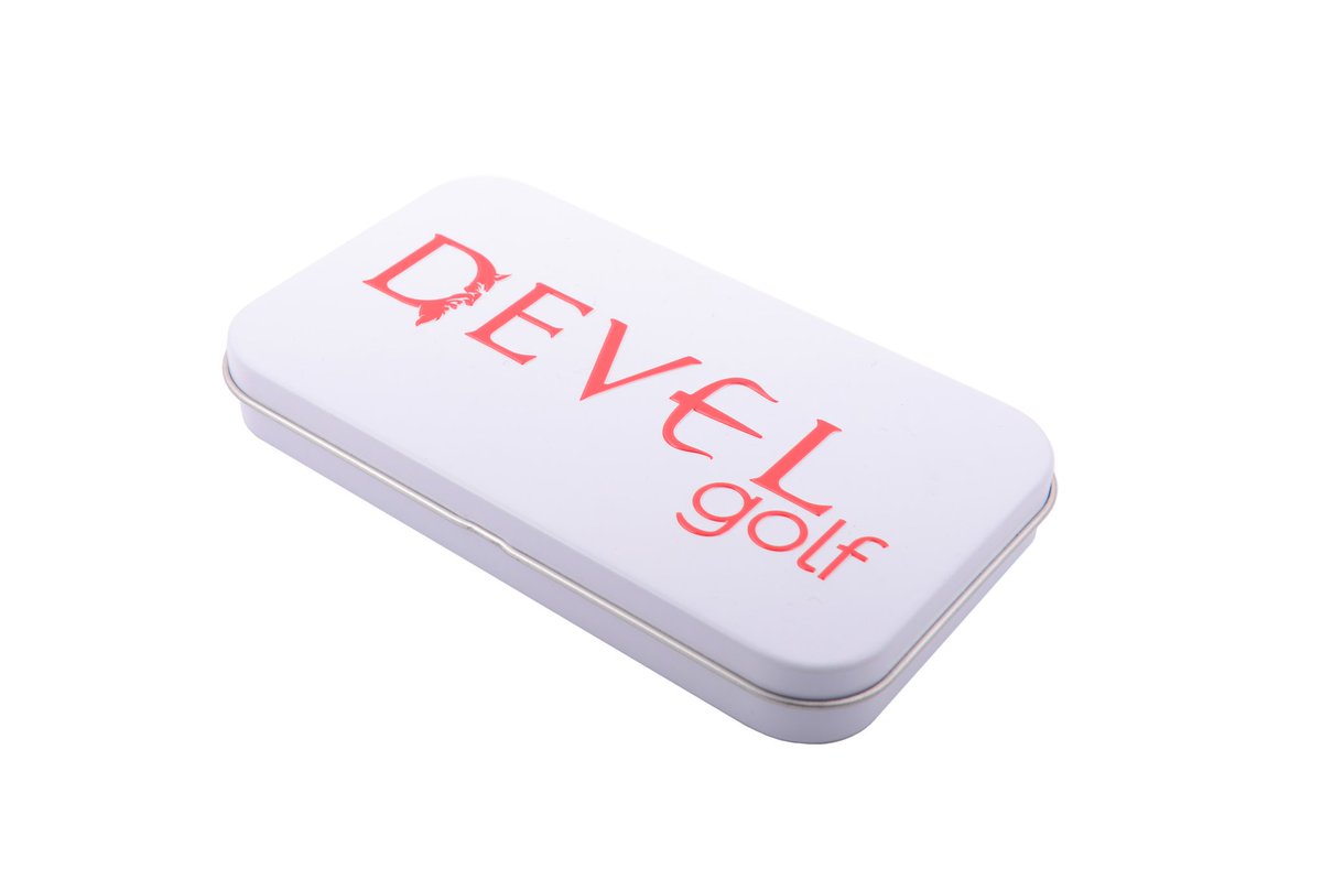 Every DEVEL Pitchfork comes with a high quality presentation tin making it the perfect gift for any golfer! Check out our range at develgolf.com 😈
