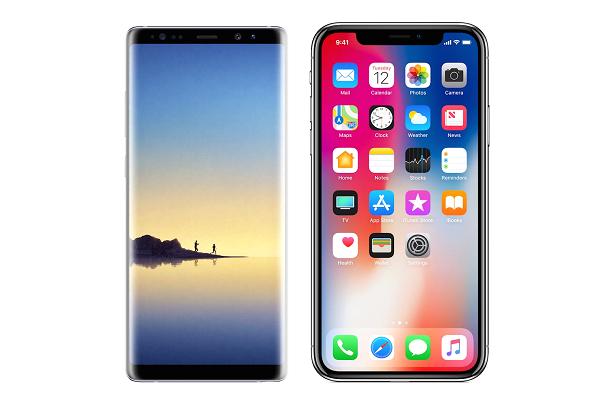 ConcoursWinner's tweet photo. [#ActuDuWinner] Malgrès son prix, sur un test de rapidité l'#iPhoneX se retrouve derrière le Samsung Galaxy Note 8.

Like pour #Apple 
Retweet pour #Samsung https://t.co/3K26ZKTzve