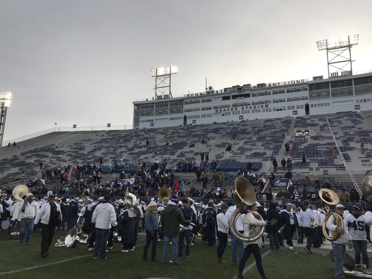 That’s a wrap from <a href="/PSUHOMECOMING/">PSU Homecoming</a> 2017! Thanks to all our <a href="/PennStateAlums/">Penn State Alumni</a>, the <a href="/PSUBlueBand/">Penn State Blue Band</a>, and everyone who made this weekend a success!