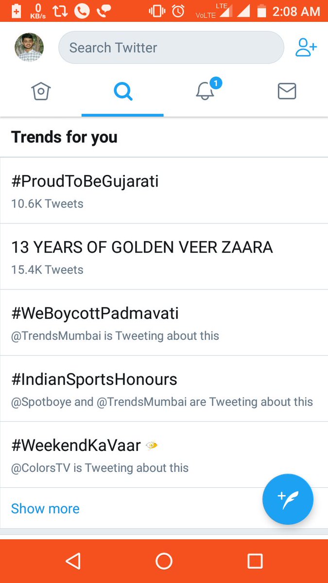 Navneet_v7's tweet photo. I am a Gujarati, where father of nation is also a Gujarati, Iron man of India is also a Gujarati and present PM a true leader is also a Gujarati
#ProudToBeGujarati is Trending!✊
#13YearsOfVeerZaara
#BoycottPadmavati
#SpentaContestAlert
#indiansportshonors
#WeekendKaVaar https://t.co/DnmlbdVKyx