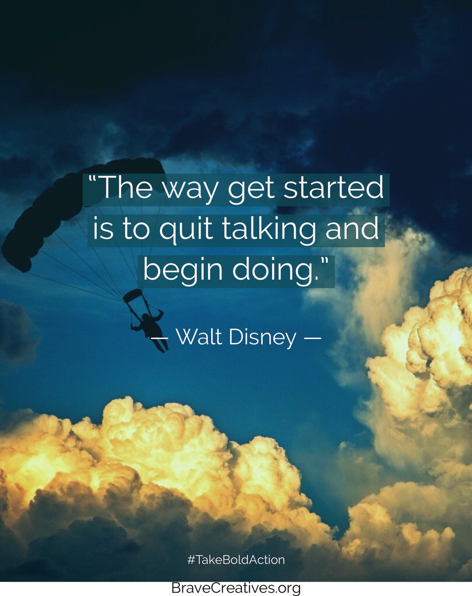 Brave_Creatives's tweet photo. Quit talking and start doing. #TakeBoldAction https://t.co/3eGWav0By5