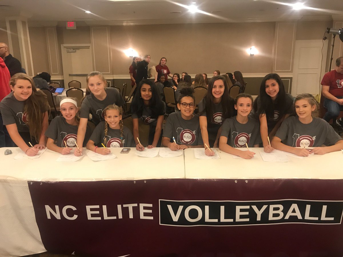 Club Day at NC Elite Volleyball Club continues! Congrats to 13 Black! #weareelite #clubday2017