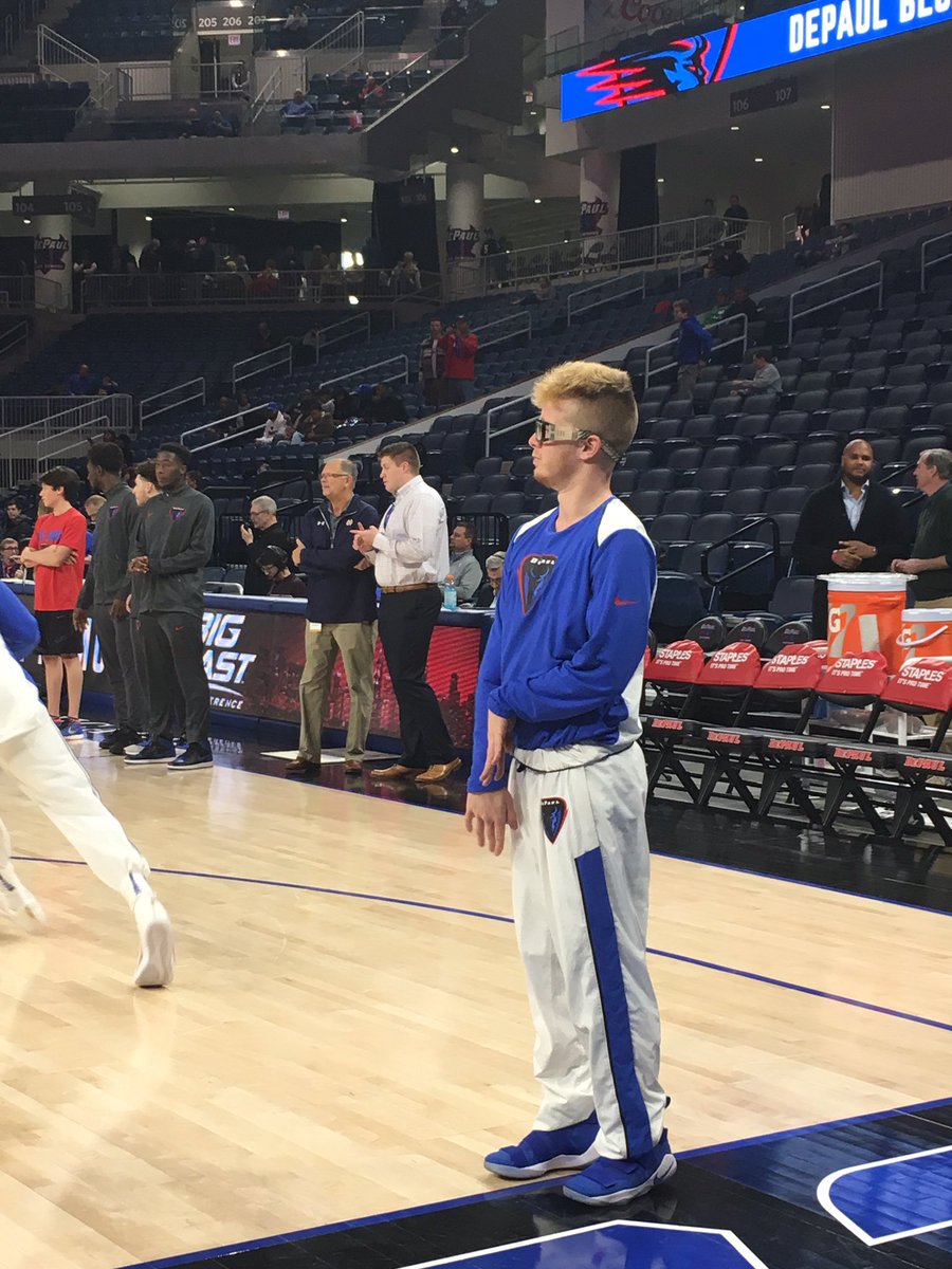 DePaul's Recs Specs walk-on is officially my dude