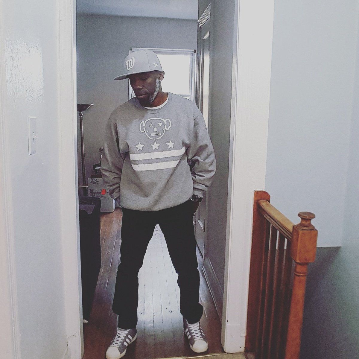 therockstar76's tweet photo. About to head out in these DC streets supportin my fellow indie creatives @steadykillinm  rockin her Dope #FirmbelieverFB brand #SupportIndieDesigners #IMPACT https://t.co/G5KVjqKNd1