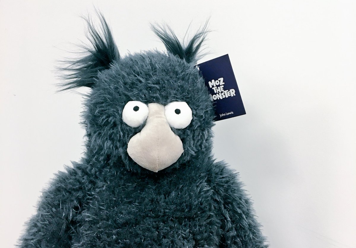 Charlottepage23's tweet photo. My very own #MozTheMonster @johnlewisretail Thanksssss 💕 https://t.co/iBjYTIwRTg