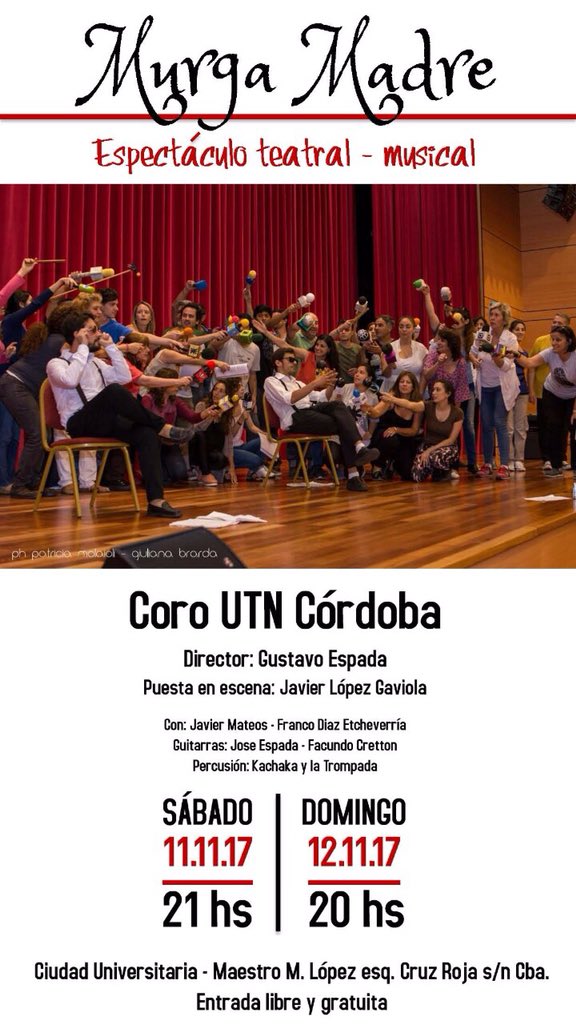 Hoy a las 21 y mañana a las 20...