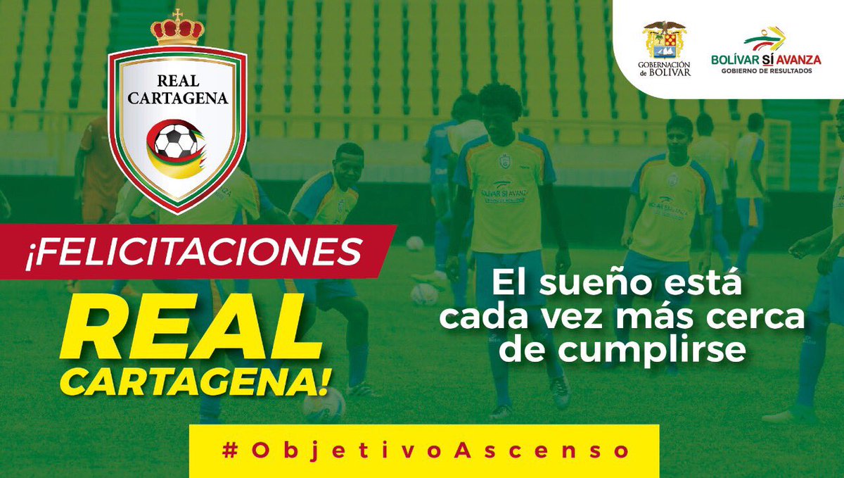 dumek_turbay's tweet photo. ¡Qué alegría! Nuestro @RealCartagena ya está en semifinales y el objetivo está más cerca de cumplirse. Ahora en semis nos tocará contra @ClubLlanerosFC. ¡Felicitaciones, muchachos! ¡Seguimos AVANZANDO hacia el #ObjetivoAscenso! 👏🏽👏🏽👏🏽👏🏽 https://t.co/z9q5p925pt