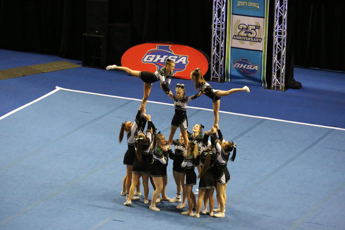 nhhsprincipal's tweet photo. Congratulations to our NHHS Competition Cheerleaders and Coaches for an impressive performance in Columbus competing for the 7AAA State Championship! Thanks for representing our school so well. @NHHS_Comp_Cheer https://t.co/srZsIKh8fd