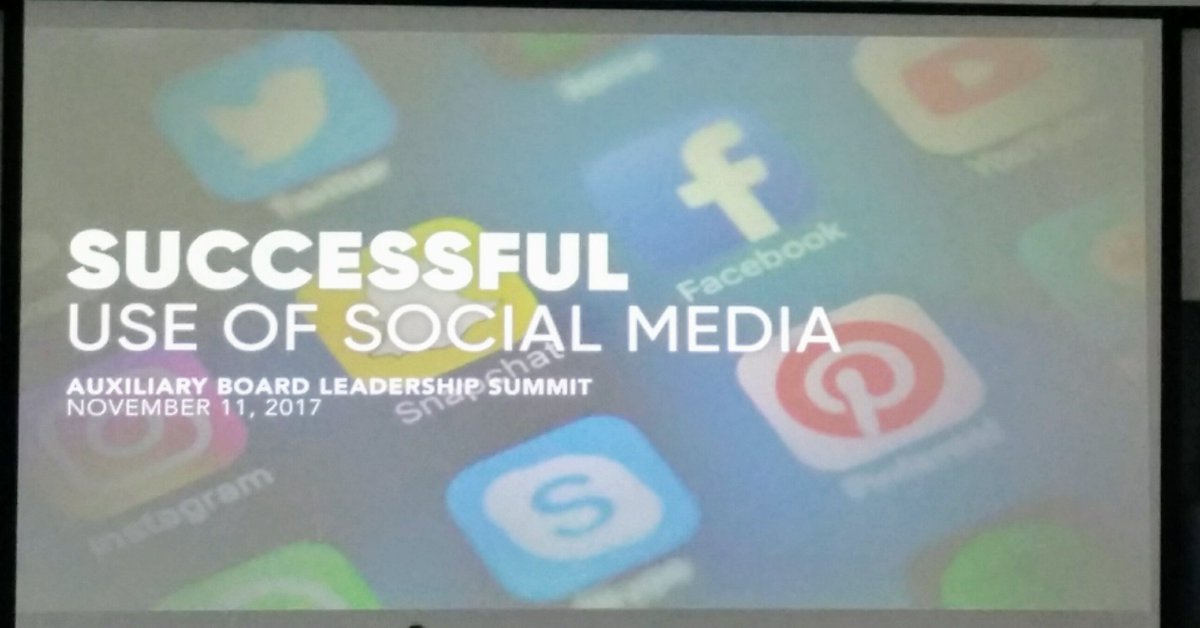 ABoardAlliance's tweet photo. "67% of #nonprofits have no #socialmedia strategy, policies, or goals documented." @nathanjokers offering #associateboards guidance today at #ABLS17. https://t.co/QRUX96SiOO