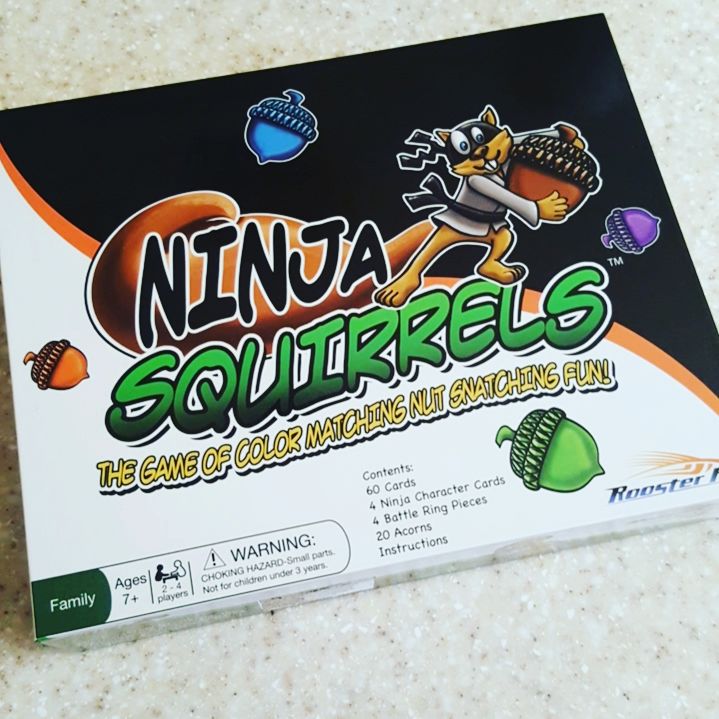 andrea_copley's tweet photo. If you're looking for the perfect family game, check out #RoosterFin Games. Ninja Squirrels is so much fun and makes a great holiday gift. #ad #familygames https://t.co/bl9PVuLmBK https://t.co/kRySDmzvHh