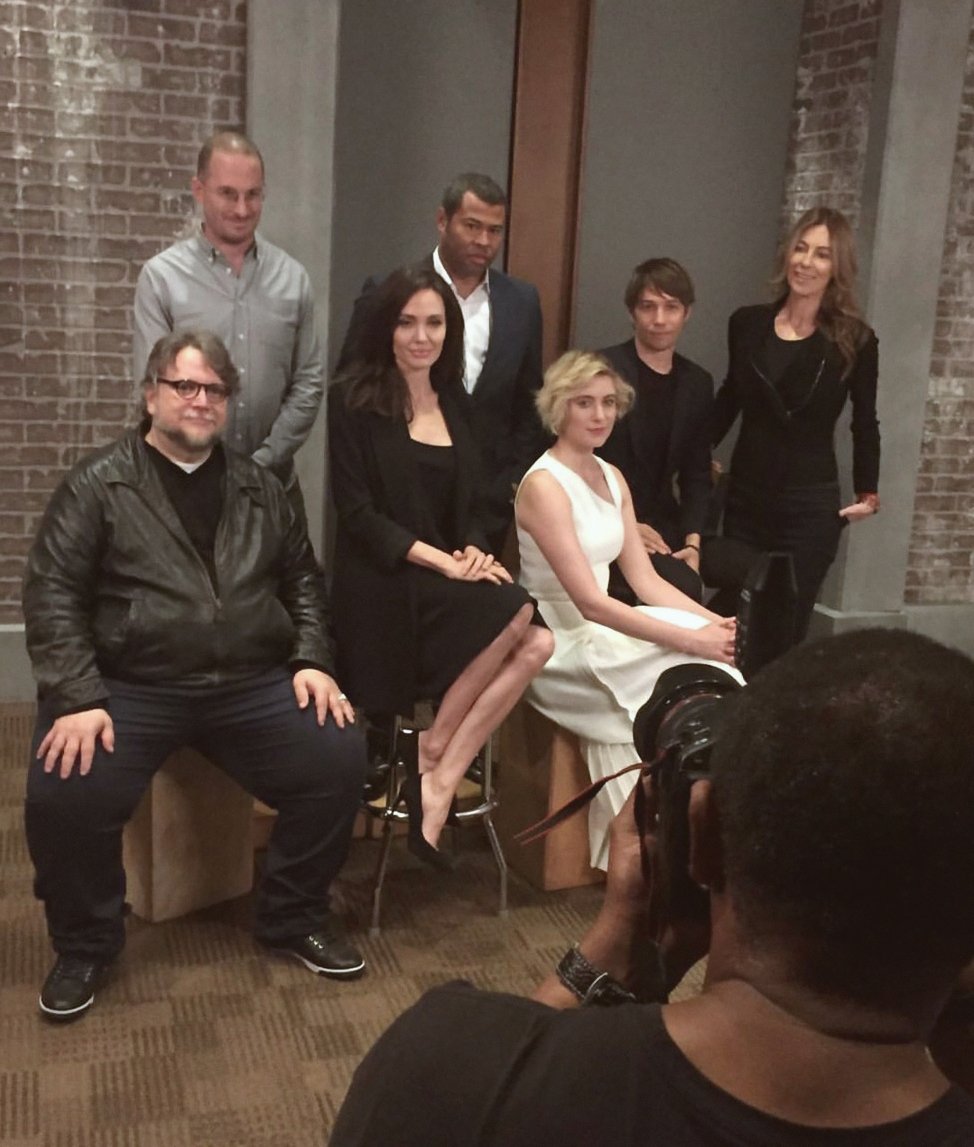 women_direct's tweet photo. The L.A. Times directors roundtable will feature three women: Angelina Jolie, Greta Gerwig and Kathryn Bigelow. https://t.co/l9G7lebSrP