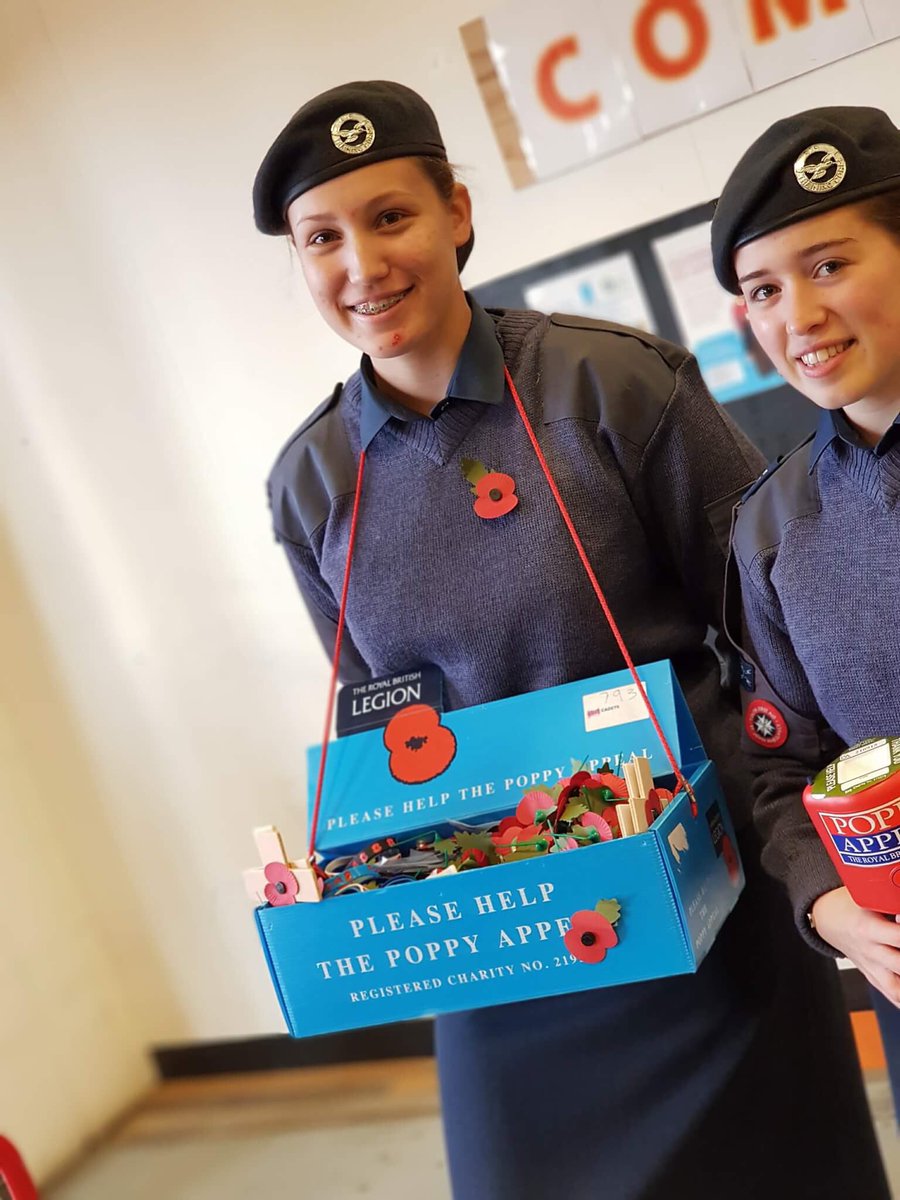 Cadets collecting for <a href="/PoppyLegion/">Royal British Legion</a> at the Ashton Snipe <a href="/BandQ/">B&Q</a> today. Fantastic effort by our cadets!