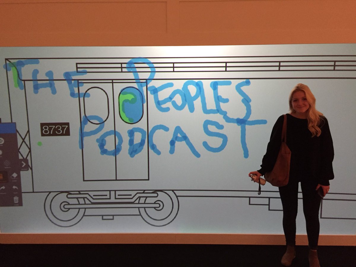 Podcastbytad's tweet photo. Some free marketing at The Indianapolis Museum of Art.(featuring cute girl) https://t.co/oxuuQi16lr