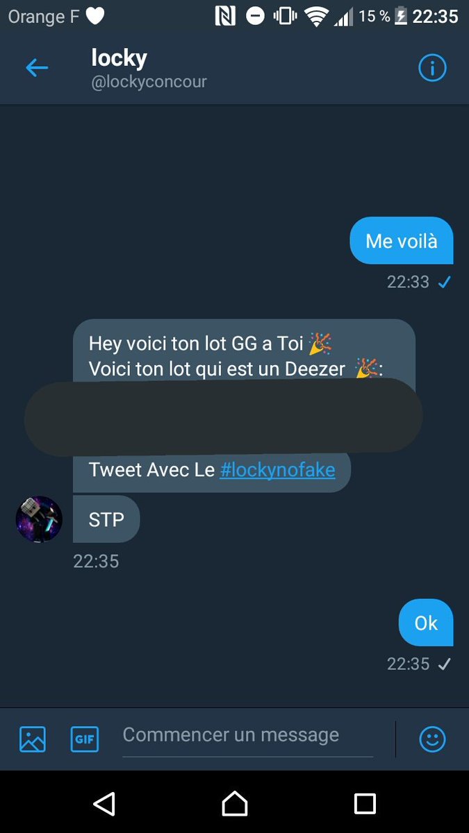 DeamonQLF's tweet photo. Merci Γ @lockyconcour #lockynofake https://t.co/xDoHpetSzk