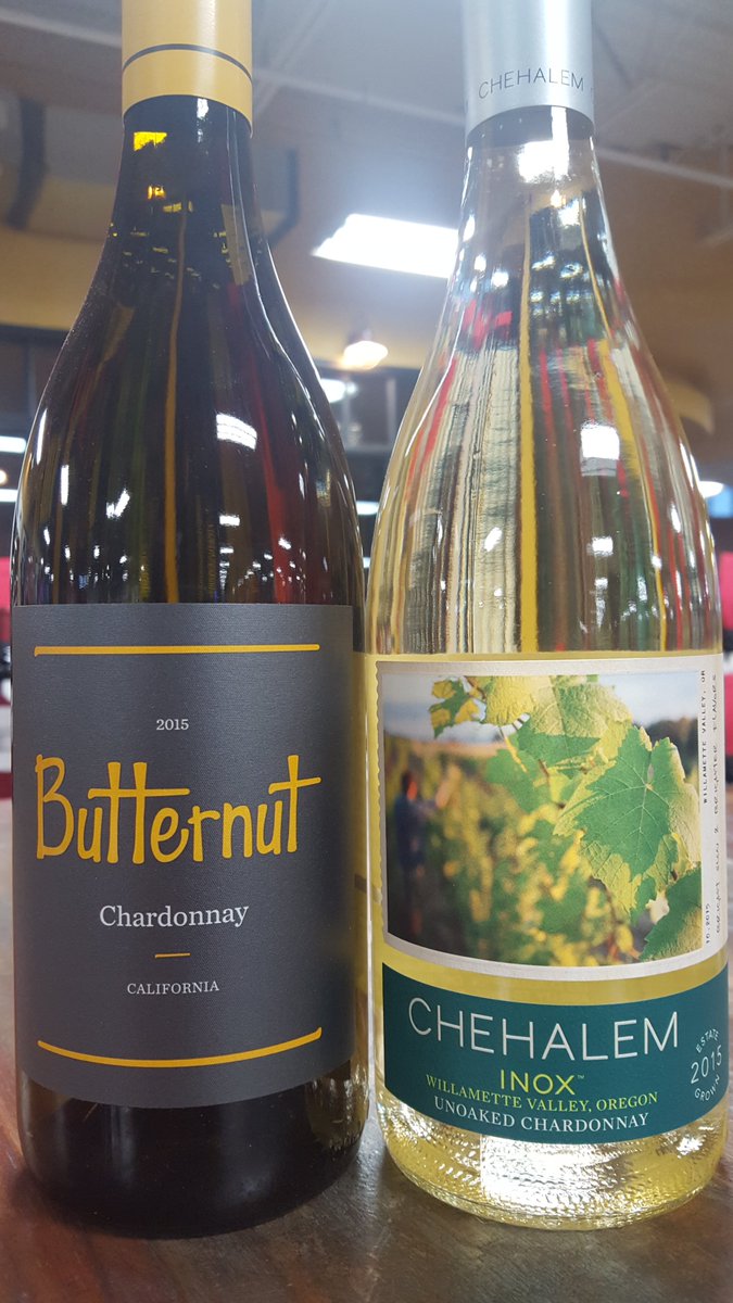 DavidsonsCent's tweet photo. America's love affair with Chardonnay continues. Our question for you is #Oak or #Unoaked? #butternut #chehalem https://t.co/wiLpIkfCHW