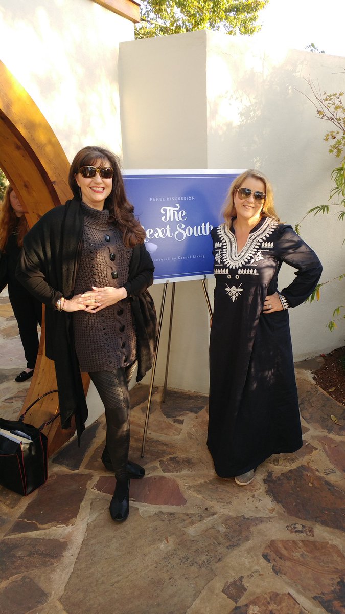 waycasualliving's tweet photo. Sassy with designer Susan Jamieson of The Next South Panel. #SouthernStyleNow https://t.co/5IcP9J8pY9