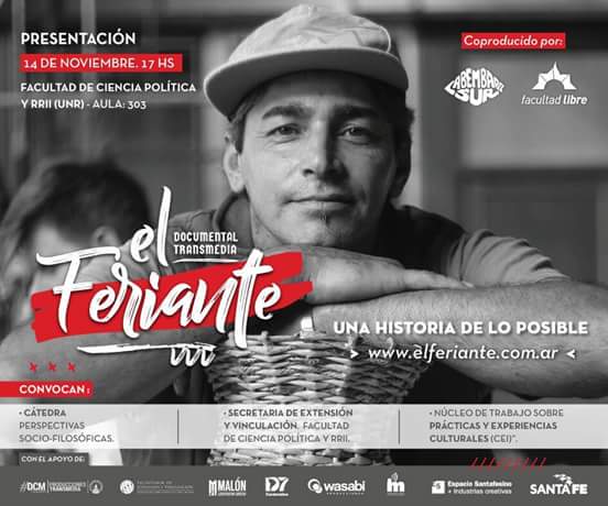 ElFeriante_'s tweet photo. Este martes a las 17 horas presentamos #ElFeriante en la @FCPolitUNR (Aula 303) alli tambien presentaremos el libro "A pesar de el encierro" y la revista "Conexiones". ¡Te esperamos! https://t.co/Y3YRKrx5dR