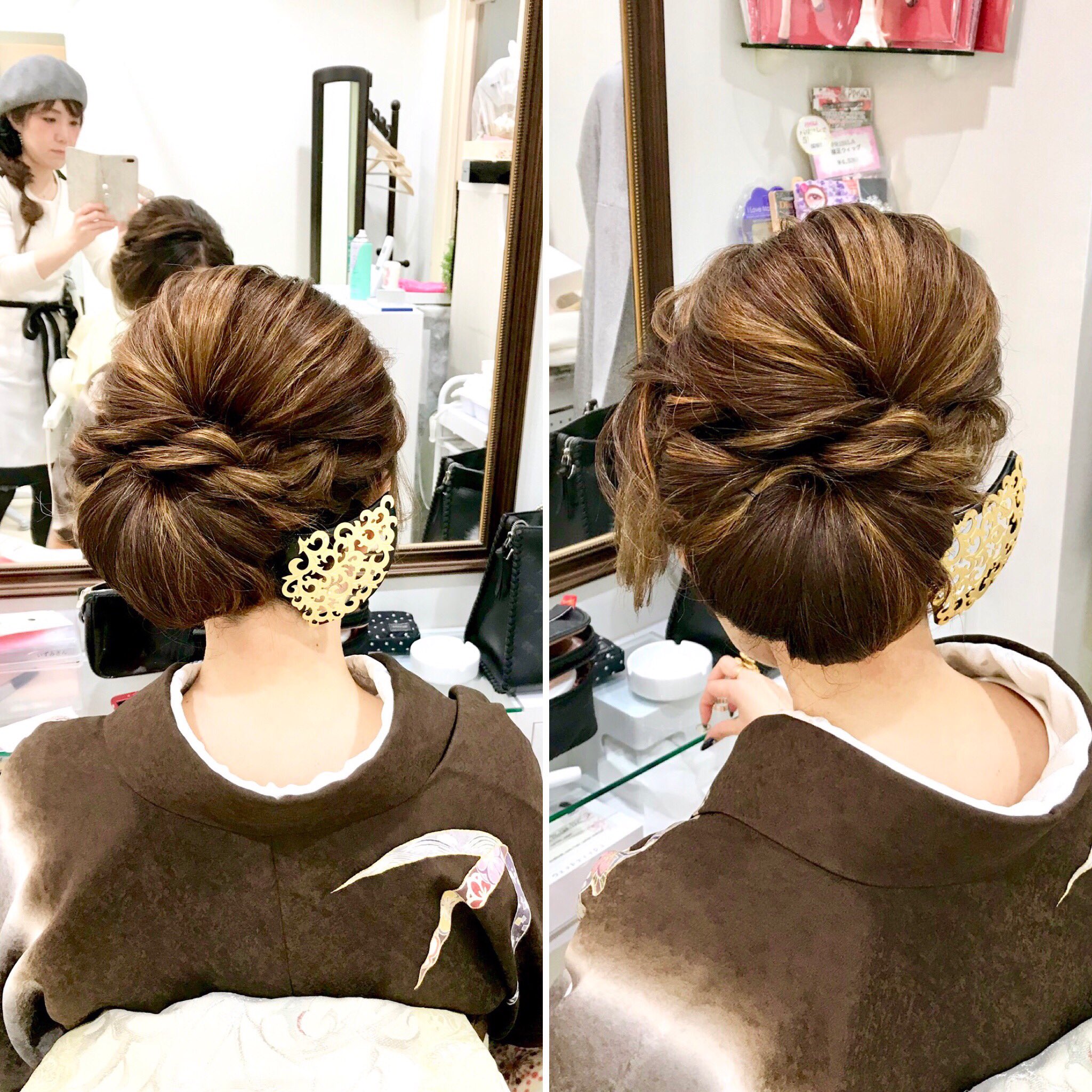 Hair Salon Martin うなじ見せ ワンロールサイドアップ 大阪 ミナミ 心斎橋 セットサロン ヘアサロン 結婚式 ヘア 花嫁ヘア プレ花嫁 関西花嫁 二次会ヘア ブライダルヘア ウェディングヘア アレンジ ヘアアレンジ 髪型 T Co Ek4s7936ei