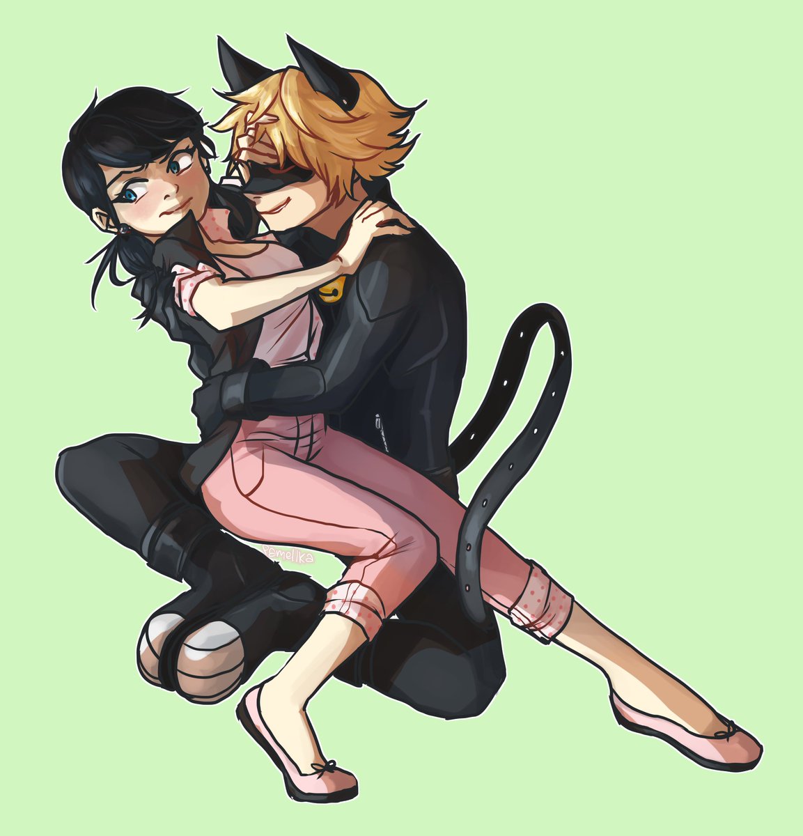 pamellka's tweet photo. viva #marichat best part of the love square >3<
#MiraculousLadybug https://t.co/qElSdps9BJ