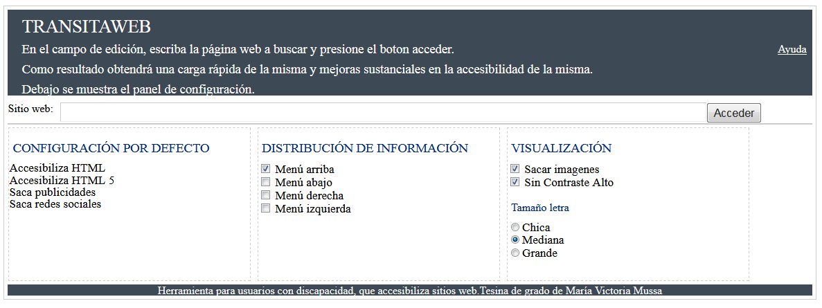 #Ahora Victoria Mussa nos cuenta sobre su tesis de grado de la <a href="/Facultad/">Facultad de Teologia</a> de Informática de la UNLP : "TransitaWeb".