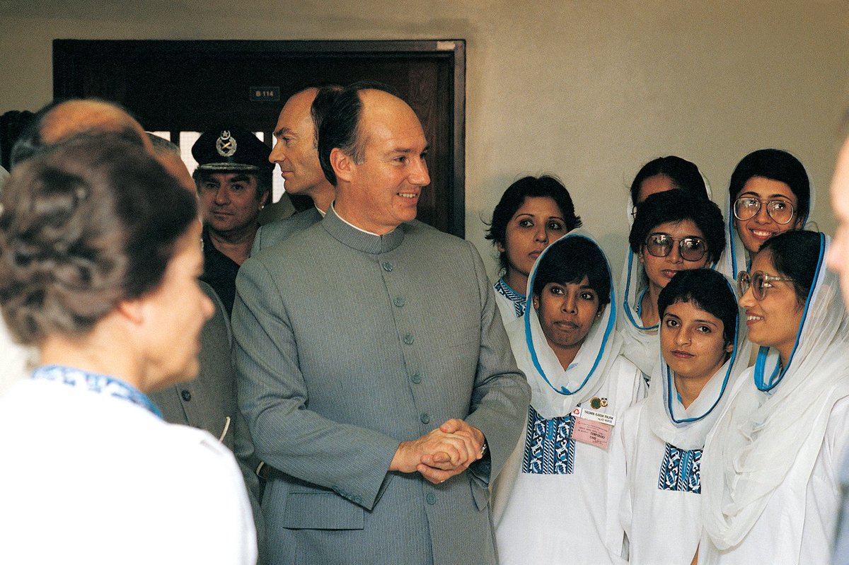 On this day in 1985, His Highness the #AgaKhan inaugurated the Aga Khan University Hospital in #Karachi #Pakistan. Over the last 30 years, the #Patient Welfare Programme at #AKUH has provided US$117 million to over 2.34 million patients. #SDG3 #qualityoflife #development
