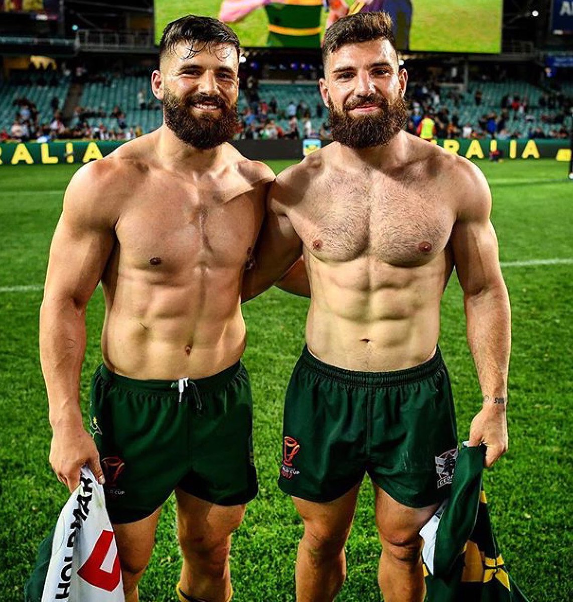 Josh Mansour finds his match in the Lebanon team #RLWC2017 😜😜