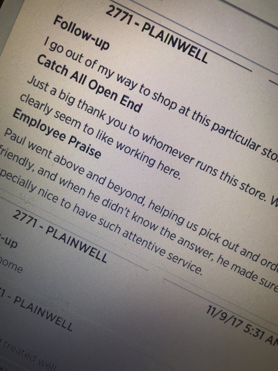 JanaVugteveen's tweet photo. Way to go PAUL!! Great customer feedback!!! ππΌ #High5Service https://t.co/6roksrgQRr