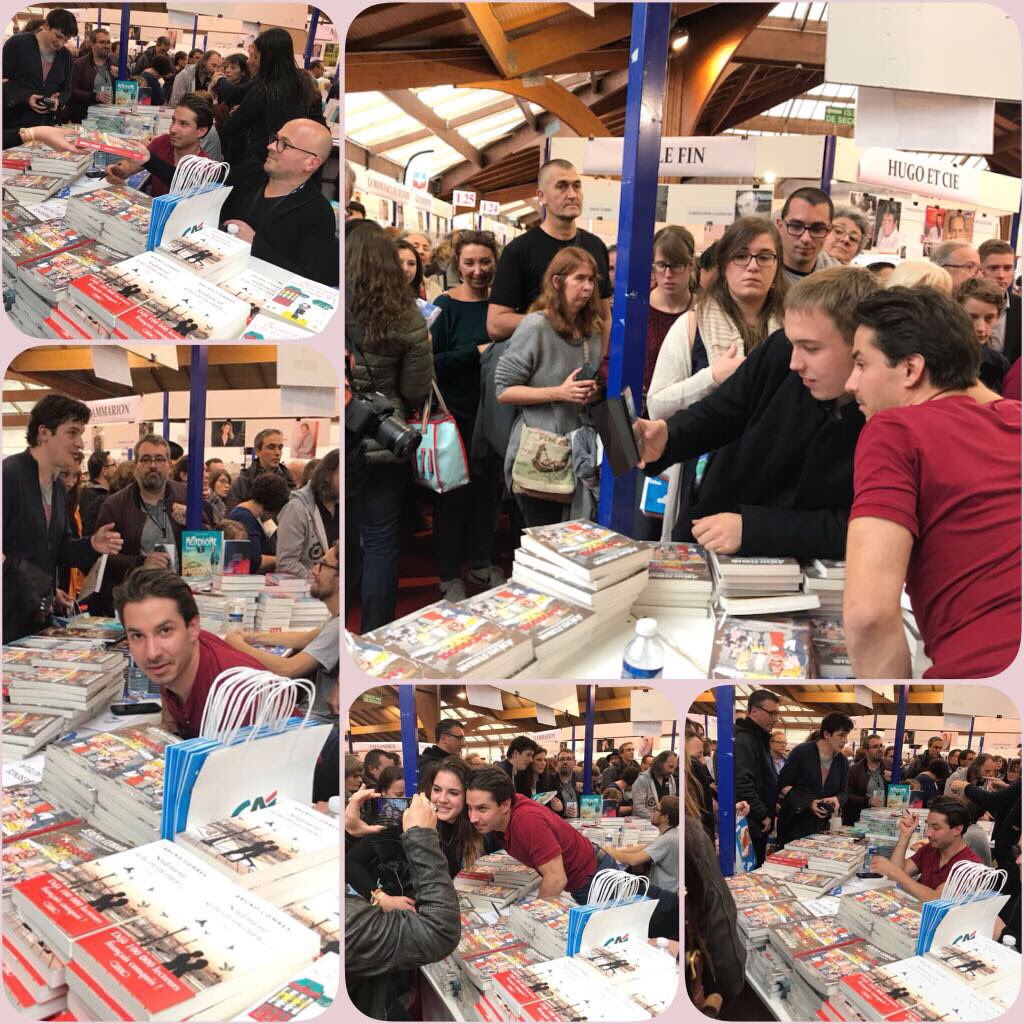 JeremyFerrari's tweet photo. Je vous annonce que les ventes de #happyhouramossoul enregistrent un très fort démarrage et c'est grâce à vous exaequo avec moi ! Merci aussi aux visiteurs du salon de Brive pour ne pas m'avoir laissé de répit cet après midi ! https://t.co/qNwvxnZaoB