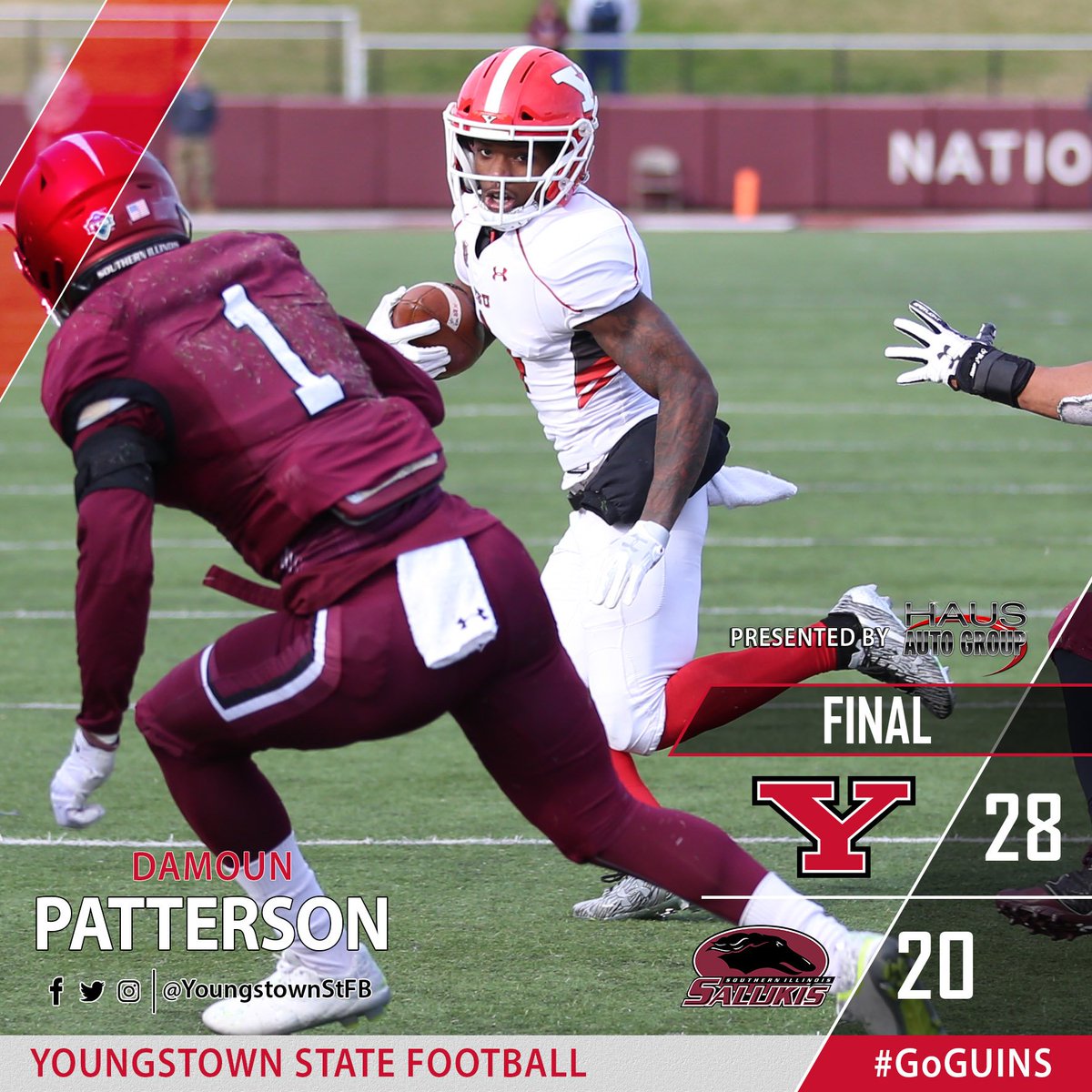 YSUsports's tweet photo. Penguins improve to 5-5 on the campaign with a gutsy win at SIU. https://t.co/uDMtriguxk