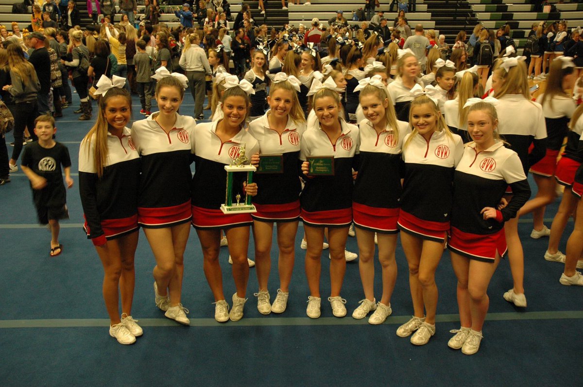 And that's a wrap! We are so proud of all of our girls on an amazing routine. Superior rating of 1 &amp; best overall choreography. Thank you everyone that came out to support us today!!! ❤️🐾🖤