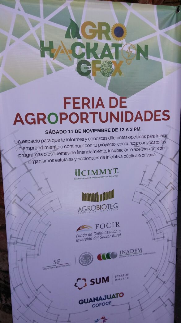 ACCIMMYT's tweet photo. Stand @CIMMYTesp #MasAgro en #AgroHACKATON difusión de la investigación y tecnologías sustentables https://t.co/7CIIQ7sSDL