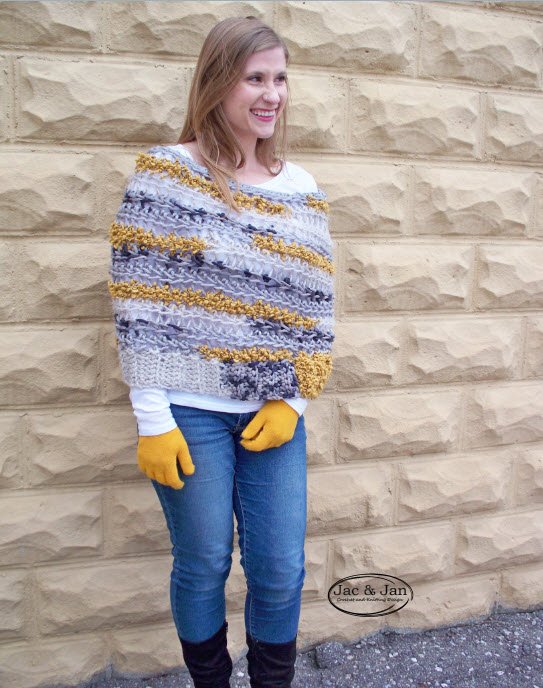 JacandJan's tweet photo. https://t.co/7gQ6aq2mSv #crochet #crochetpattern #poncho #wrap https://t.co/UHTQG5Sgnq