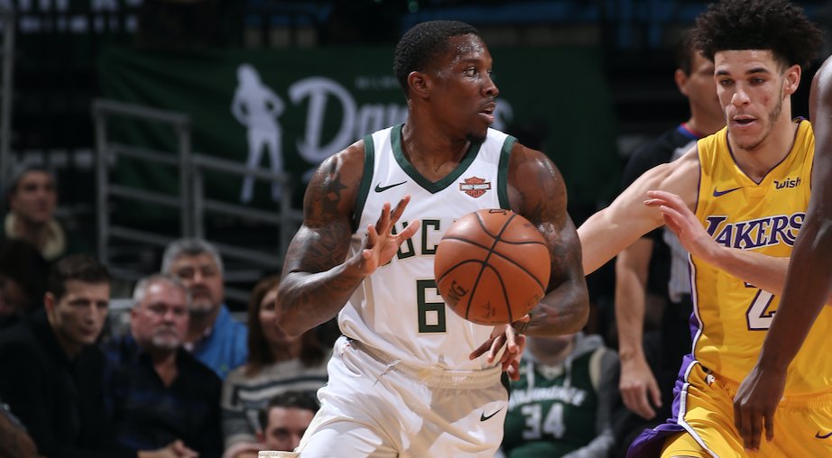 Highlights from @EBled2's home debut with 11 points, 2 rebounds and 2 assists in the Bucks win!!  #FearTheDeer https://t.co/GFQ63XPvmc
