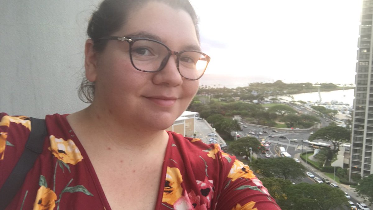 megand_evans's tweet photo. So grateful to represent @Fresno_State at #PAMLA2017 in #Hawaii https://t.co/W2l2dI7kBL